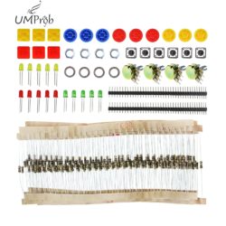 LED, Switch and Resistor Kit for Arduino