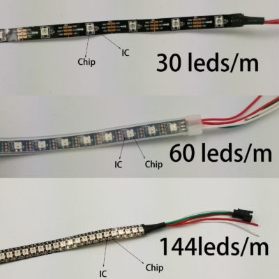 WS2812B SMD5050 LED Strip 5v - 30 LED's per meter - Image 2