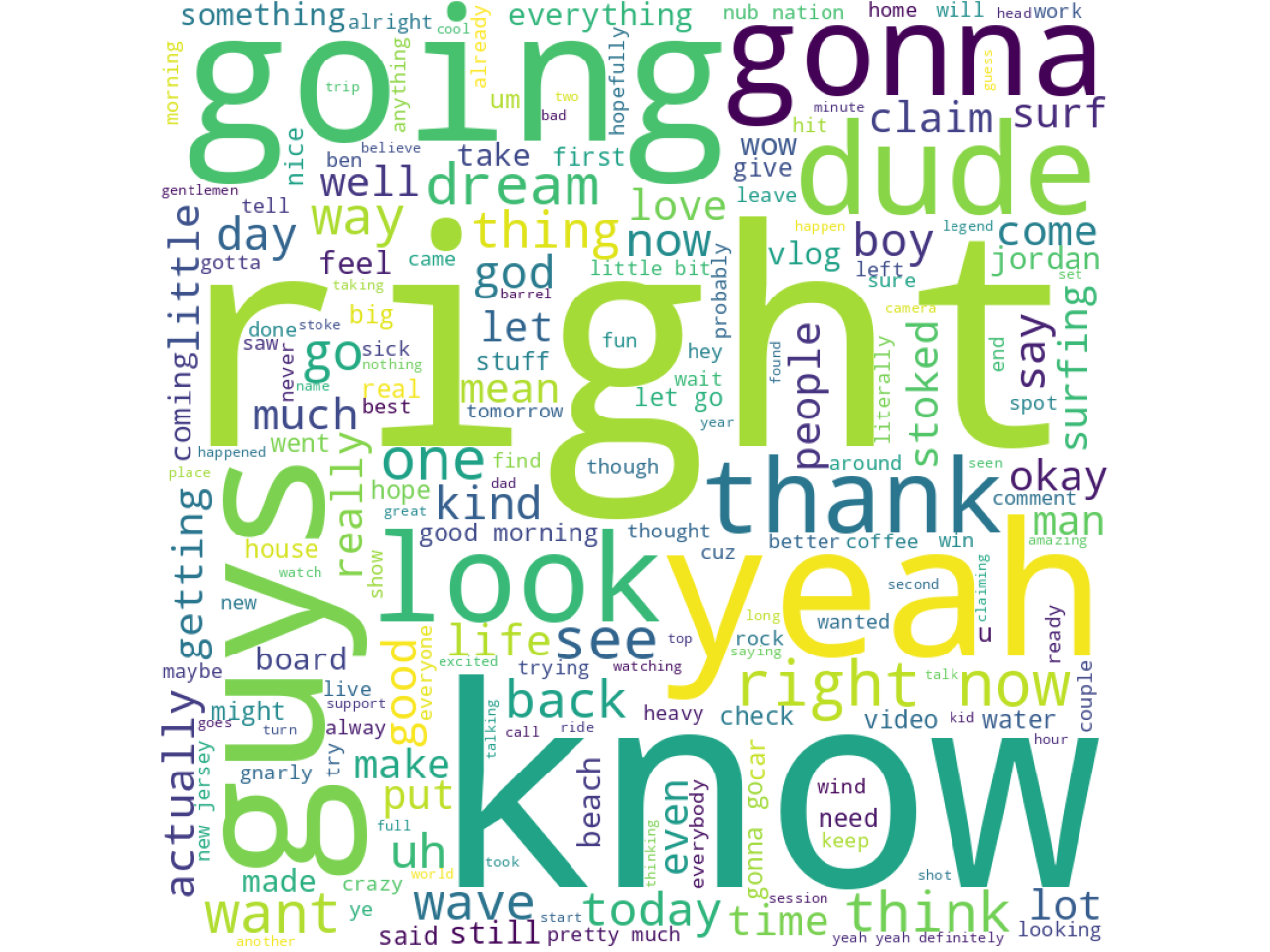 Python Word Cloud for an entire YouTube Channel's transcripts - Circus ...